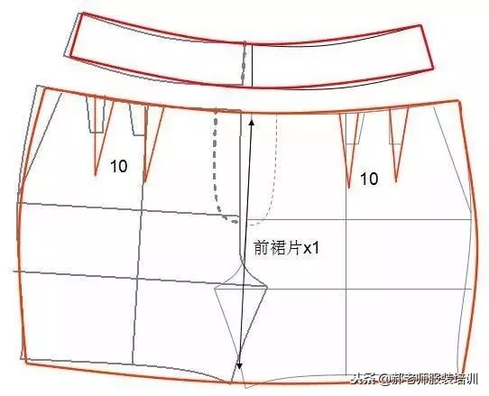 140-150儿童裤子裁剪图,各种女裤裁剪过程