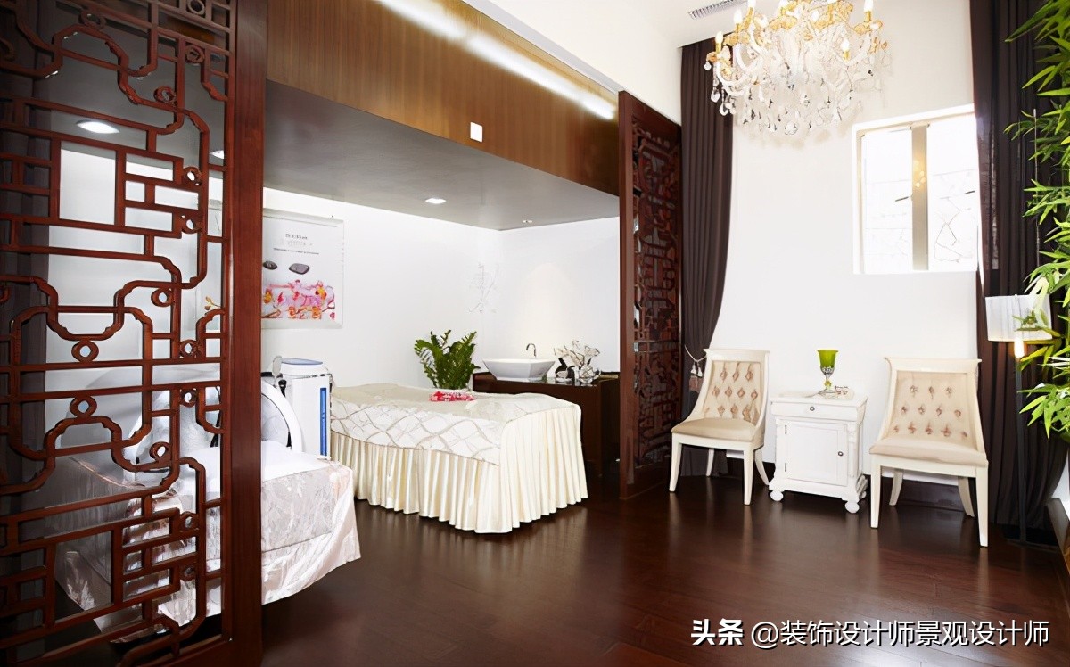 50平米禅意中医养生馆设计图,中医养生理疗会所设计