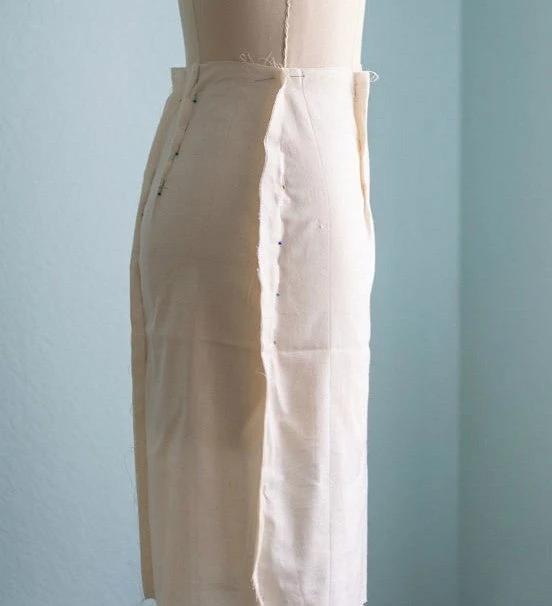 如何自己缝制包裙,如何缝制松紧腰头的裙子