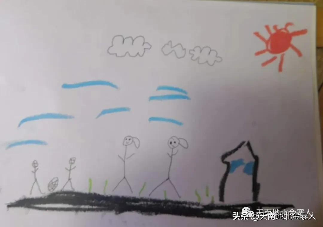 画火神山医院简笔画,送给医护人员的画儿童