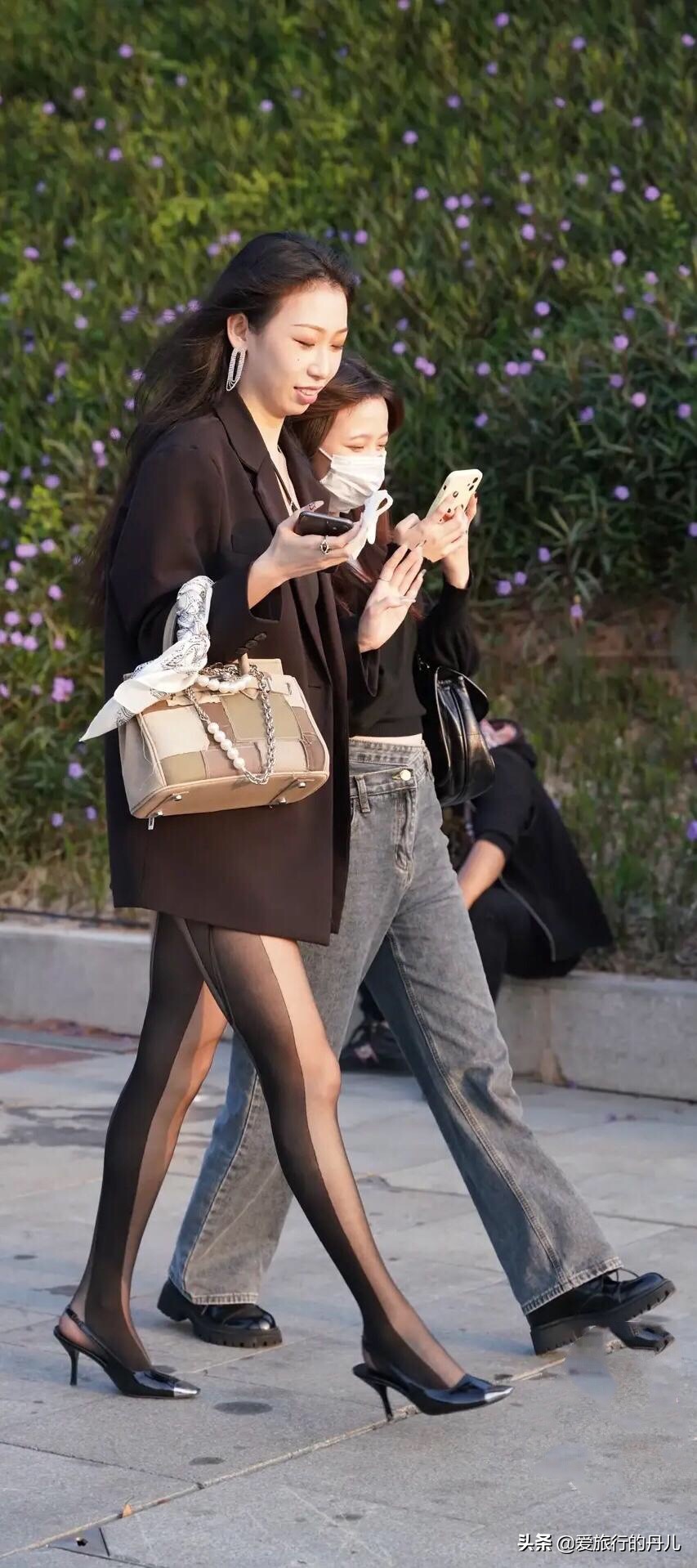 小姐姐西装霸气出场,小姐姐穿的高雅气质礼服