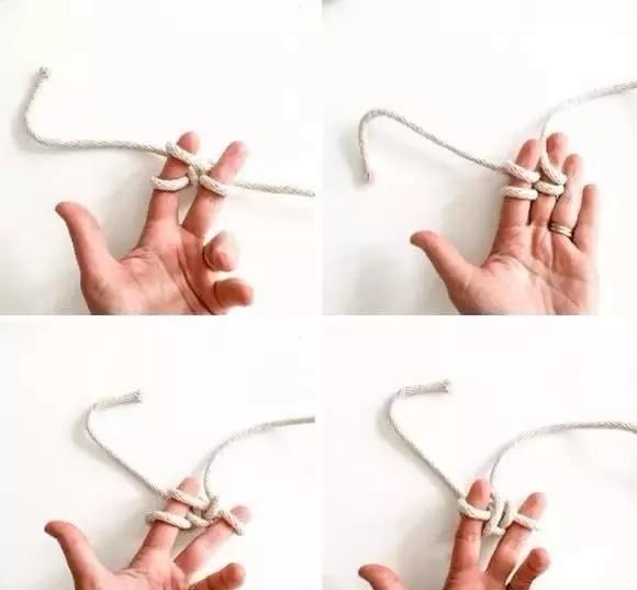小饰品手绳编织教程,圣诞手绳编织教程简单易学