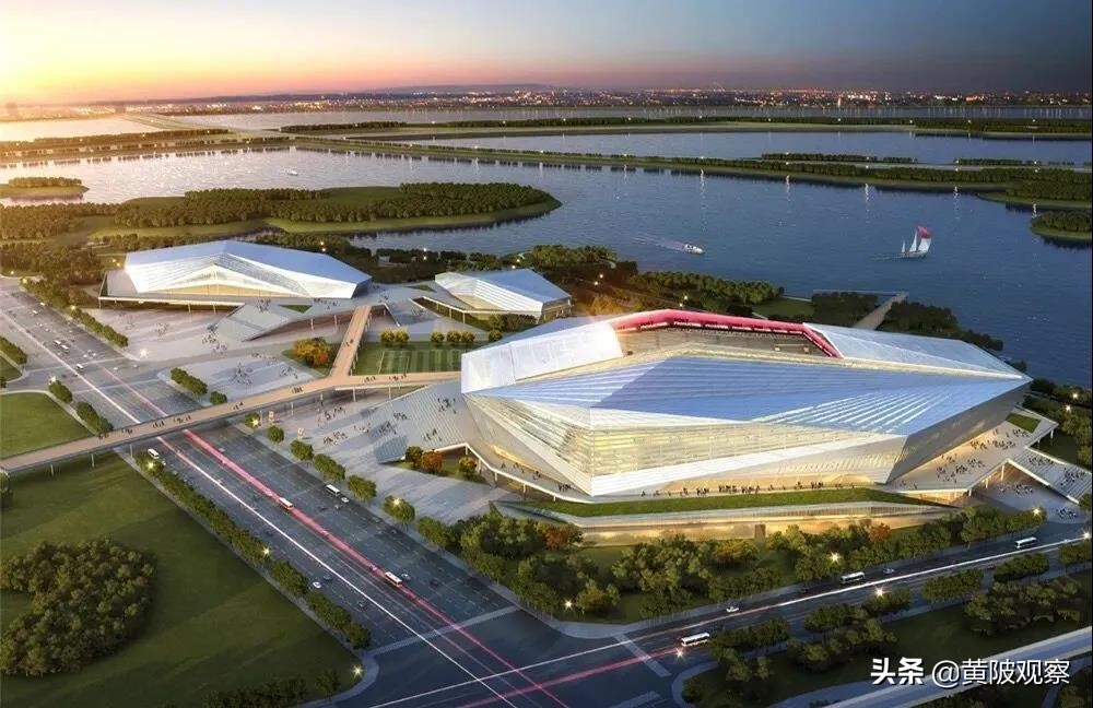 黄陂调整盘龙城国际体育中心用地规划,改造后的任凯湖美轮美奂