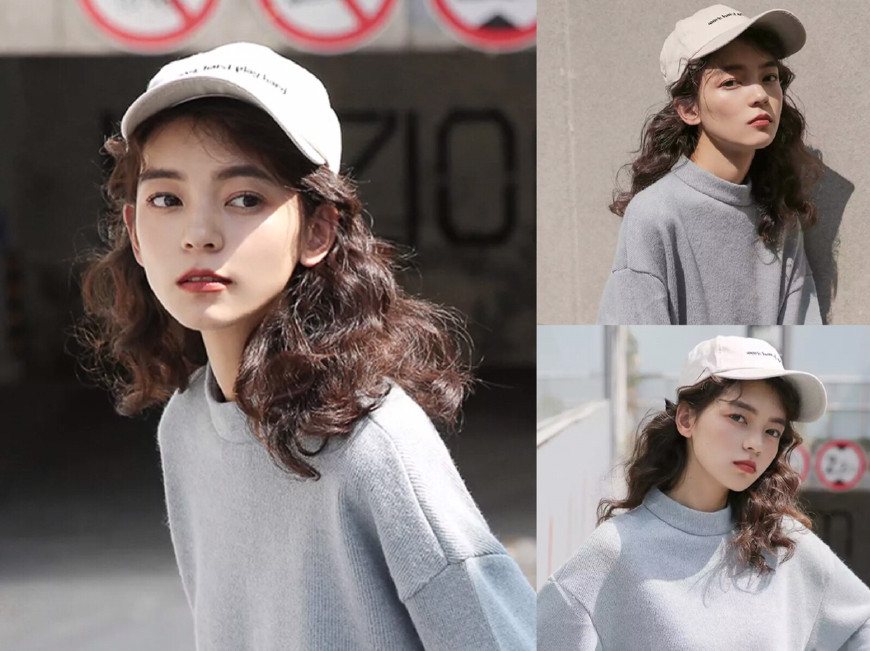 适合头发细软发量少脸小的发型,细软头发适合的减龄发型瓜子脸