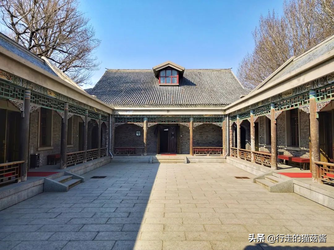 伪满皇宫博物院大气航拍,伪满皇宫各楼平面图