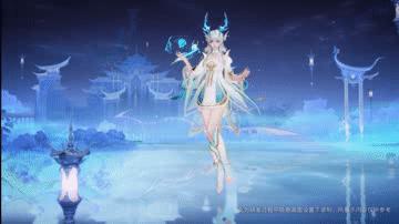 西施fmvp小青龙皮肤,西施fmvp传说皮肤游龙清影