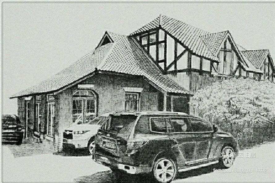 情系山水画作品,情系沈阳