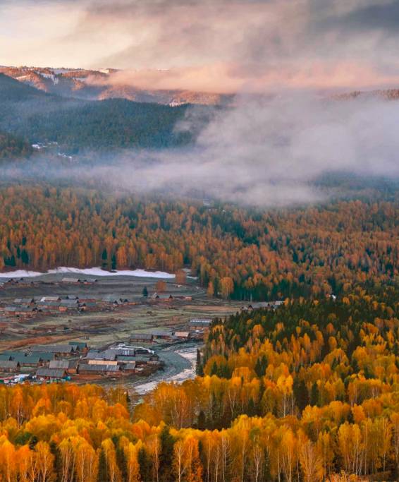 阿勒泰秋季旅行,新疆旅行阿勒泰秋天