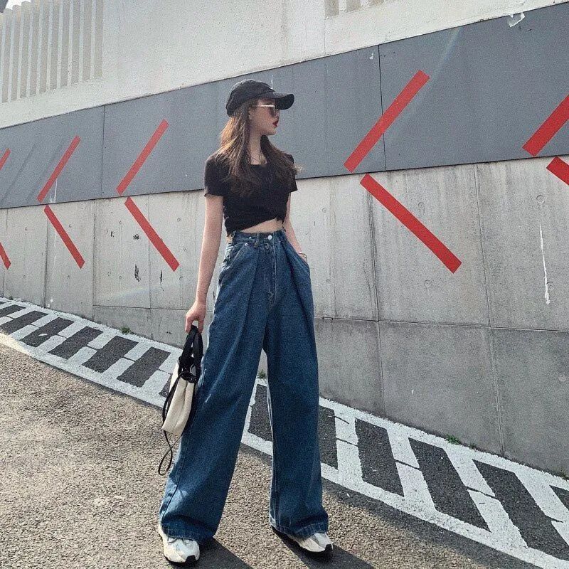 老爹裤的搭配才时髦,老爹裤让你显瘦又时髦