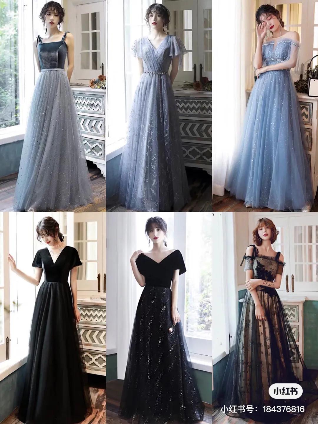 150-155小个子晚礼服年会短款,年会晚礼服宴会气质