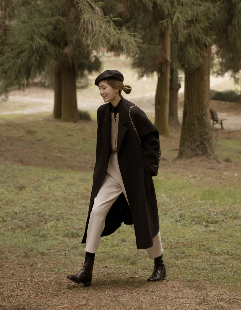 羊绒大衣怎样穿才好看,羊绒大衣的各种穿搭