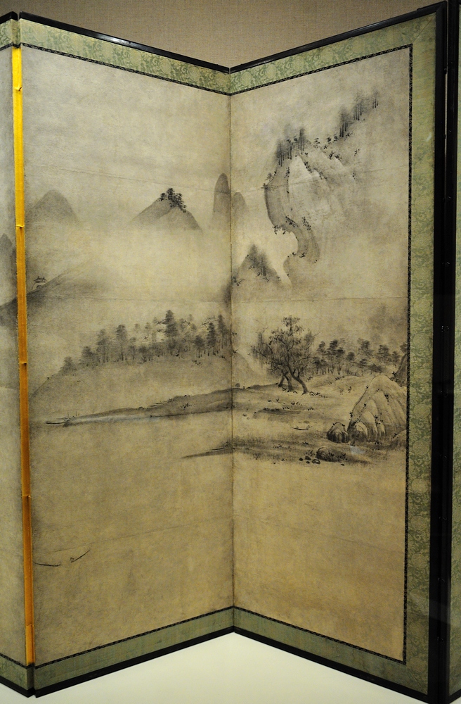 日本画家浮世绘一帆风顺风景画,日本画家张大千