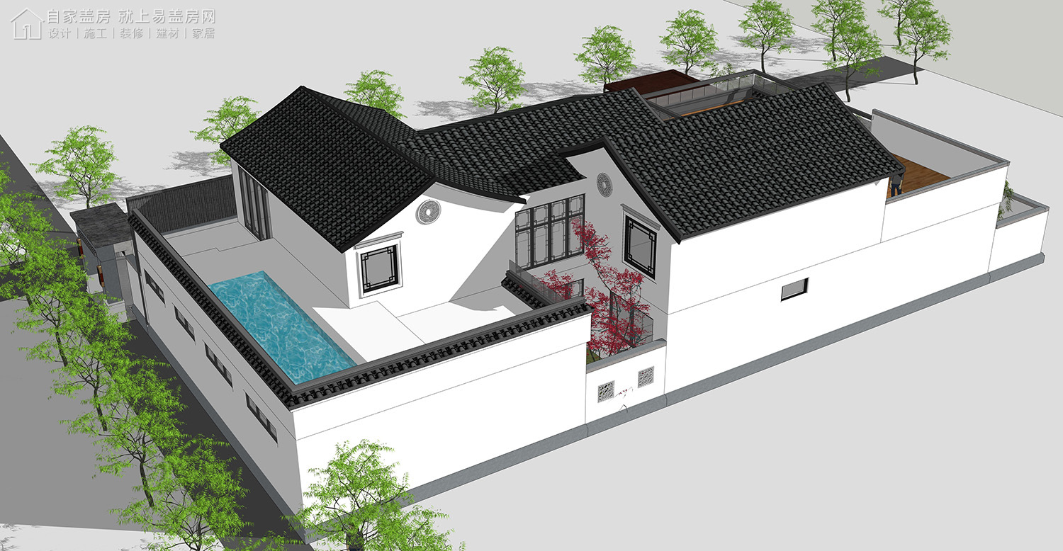 宁波新中式古建筑,宁波市区中式合院