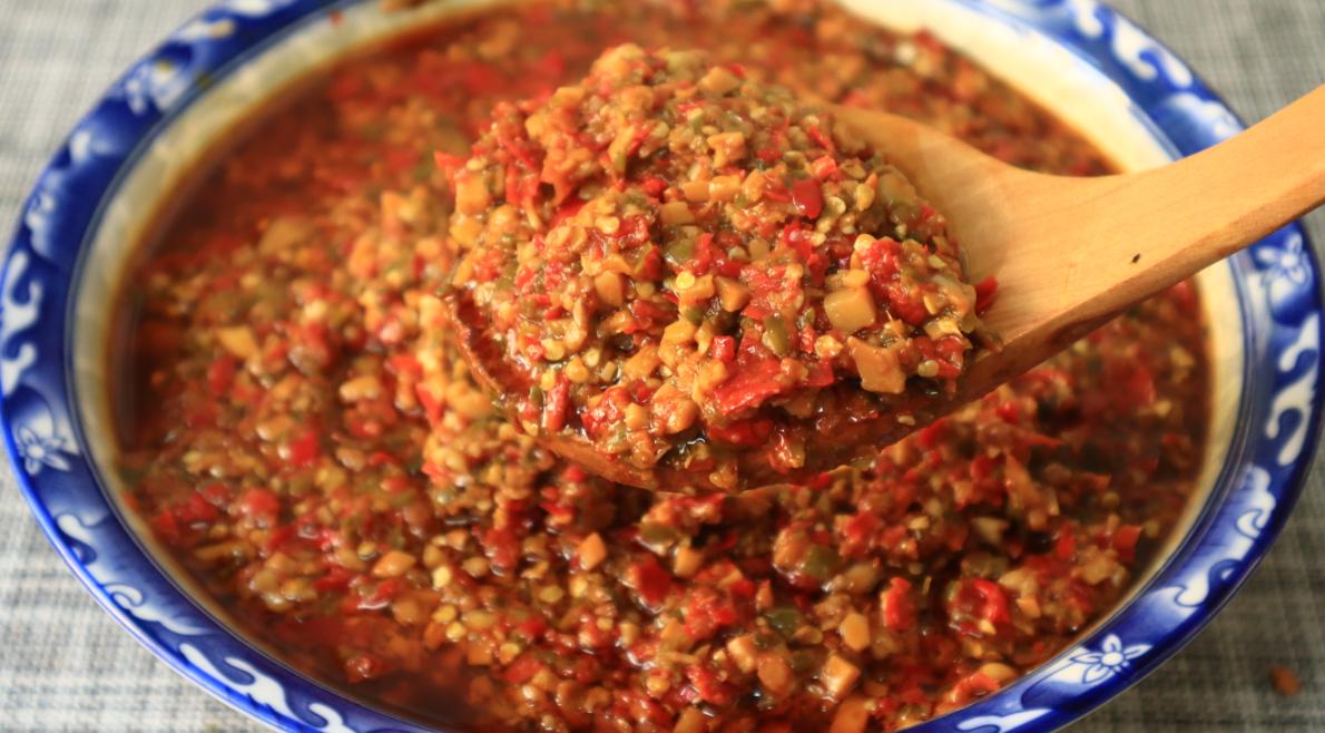 老奶奶50年做辣椒酱的秘方,经典下饭拌面夹馍酱