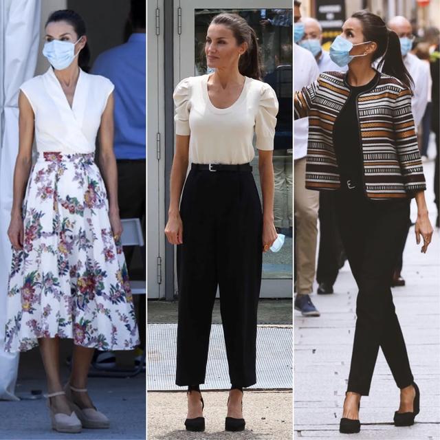 莱蒂齐亚穿长裙,莱蒂齐亚最新着装