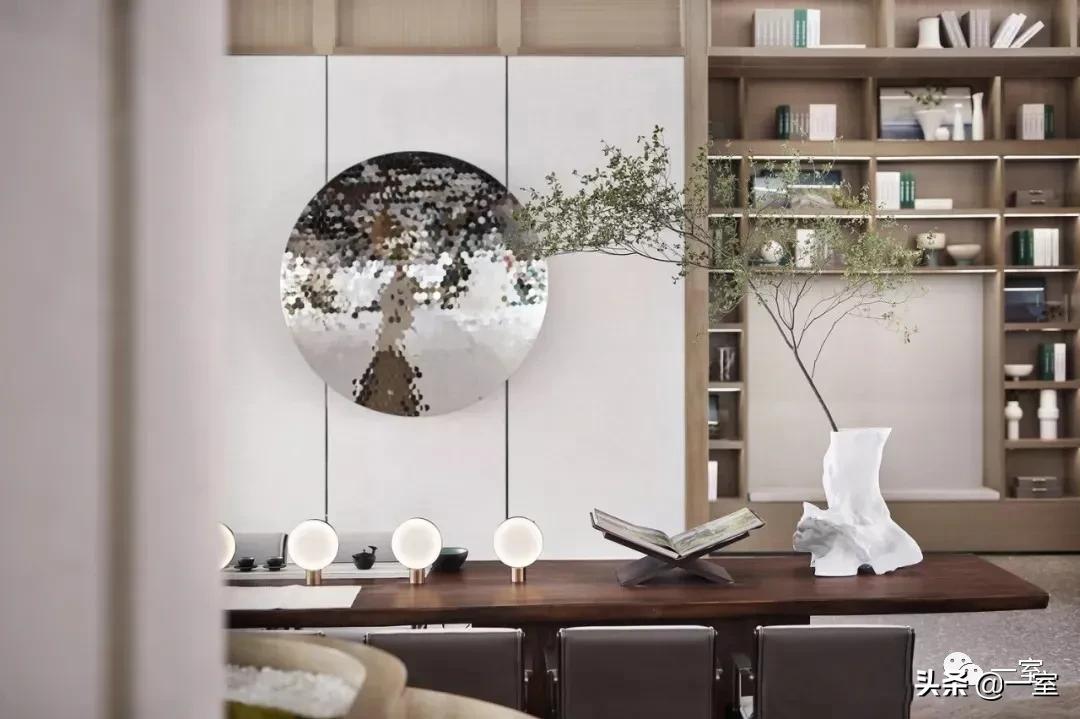 餐厅书房一体设计,书房客房一体设计