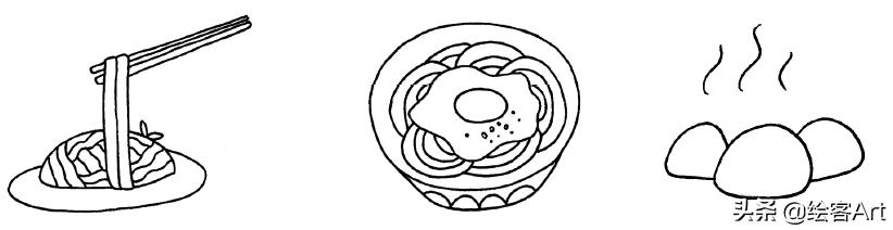 手把手教简笔画手帐素材,简笔画小猪猪超可爱手帐边框图案