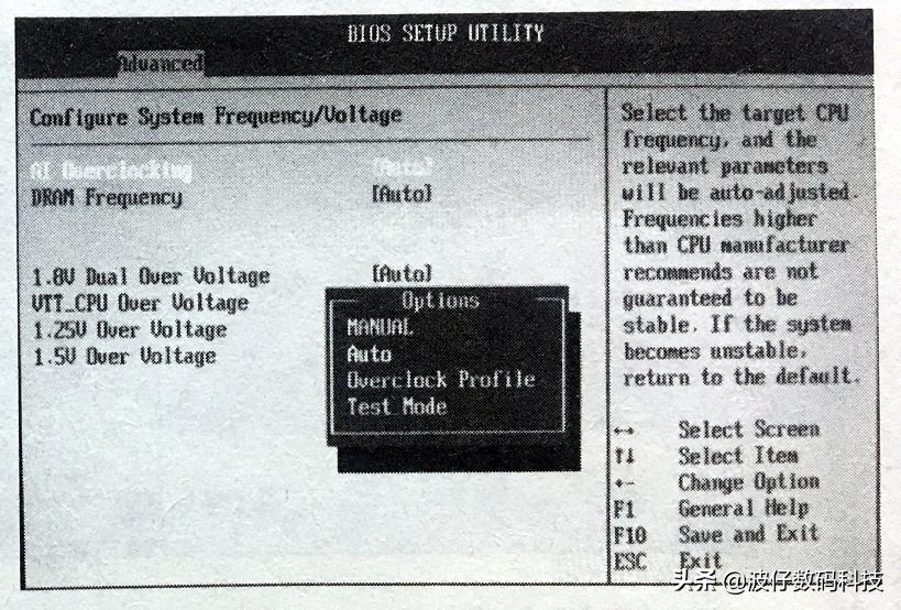 主板bios里面超频调不了cpu电压,bios怎么超频和加电压