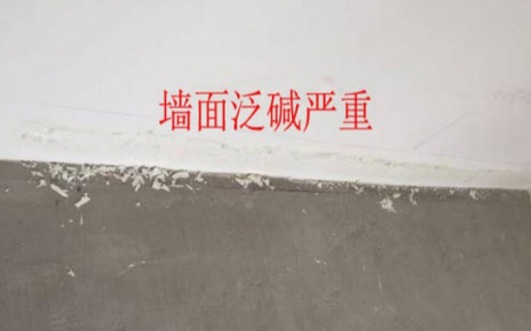 墙面起碱脱落是用草酸去碱吗,墙面泛碱是什么原因