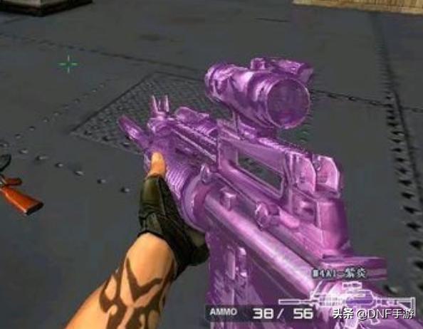 cf曾经最好用的m4,cf带倍镜的m4