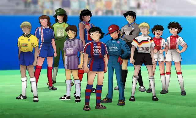 足球小将友谊赛大空翼快速破门,足球小将倒挂金钩射门视频