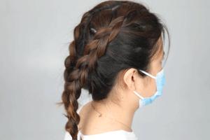 不要再披头散发了减龄高马尾教程,别披头散发啦这款美发1分钟搞定