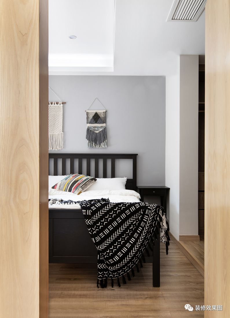 北欧130平米小户型图,经典2室一厅户型北欧风