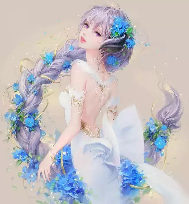 好看的仙女插画,唯美的韩国风插画