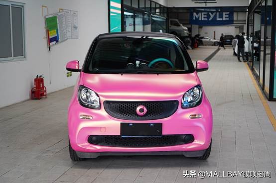 奔驰电镀改色效果图,奔驰smart改装图片