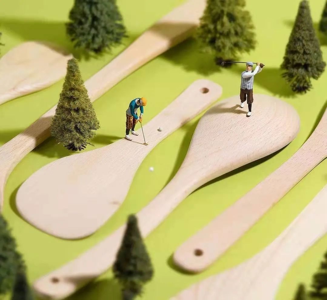 这个日本人，把奥运场地做成一个口罩那么大......