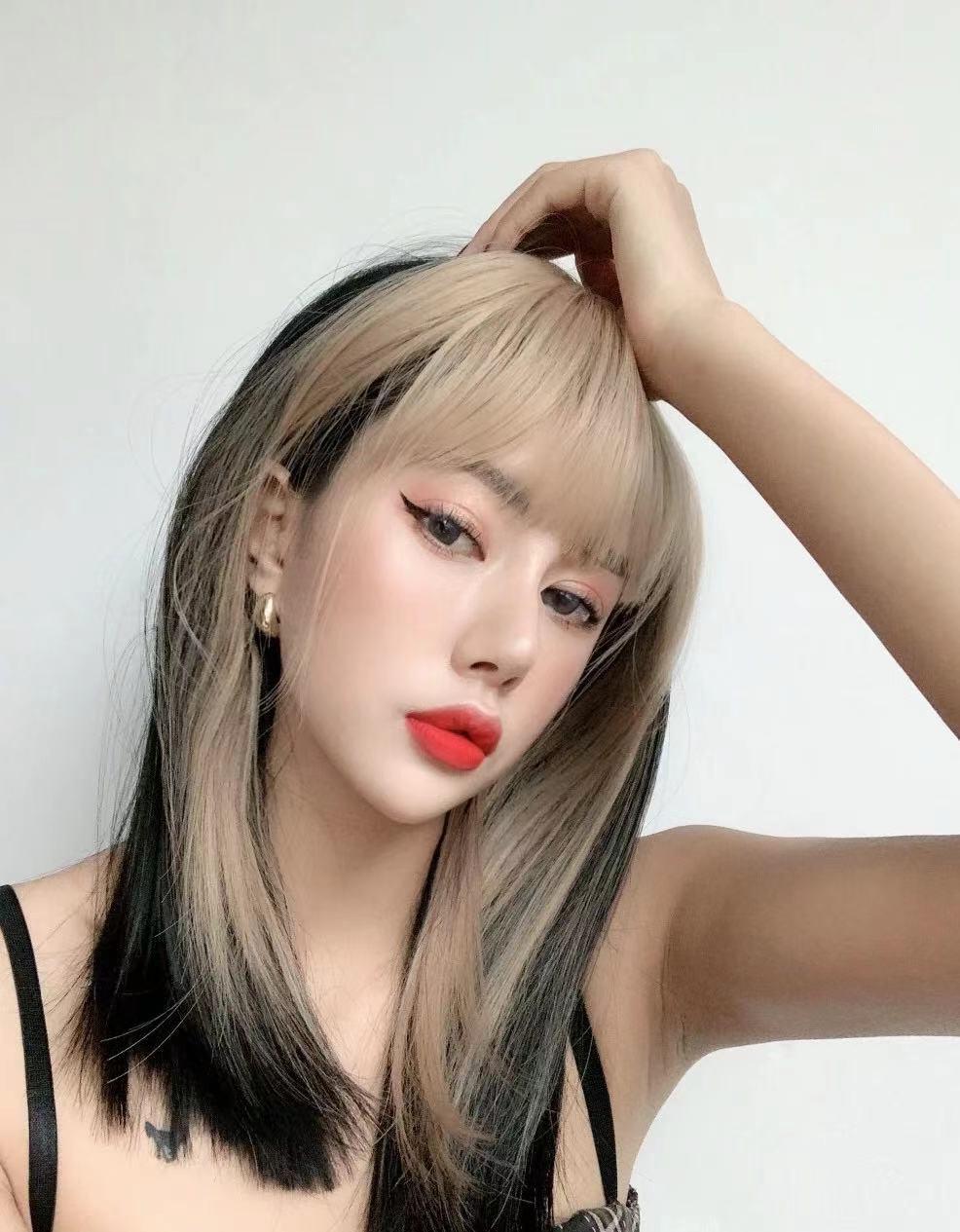 不掉色刘海染什么发色显白,染刘海推荐发色减龄