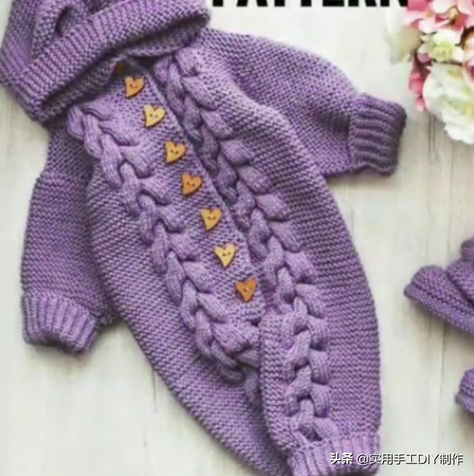 叶子针织宝宝连体衣裤教程 (连体婴儿裤子针织教程)