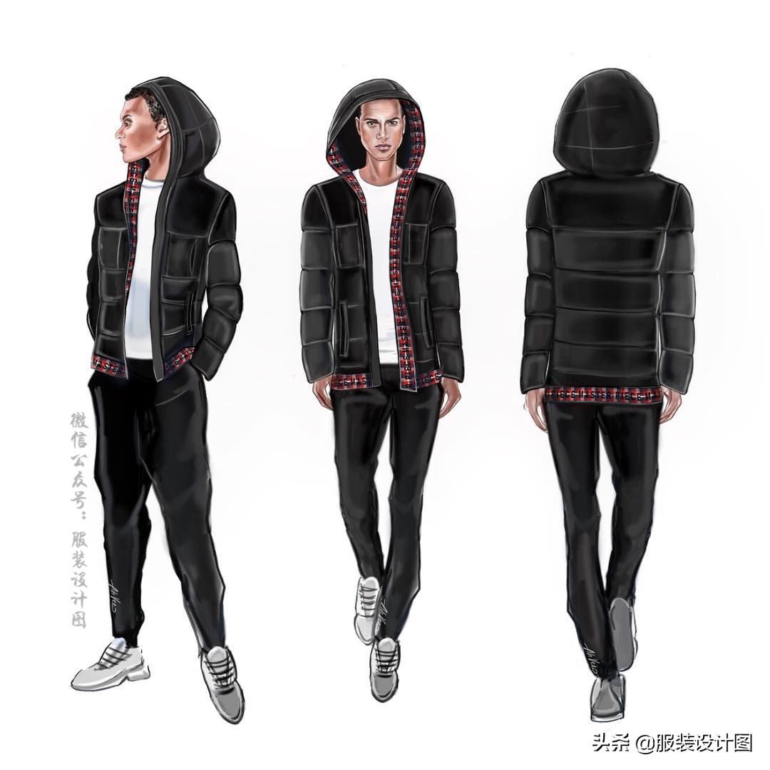 服装设计时装画教学procreate,procreate画服装设计图教程