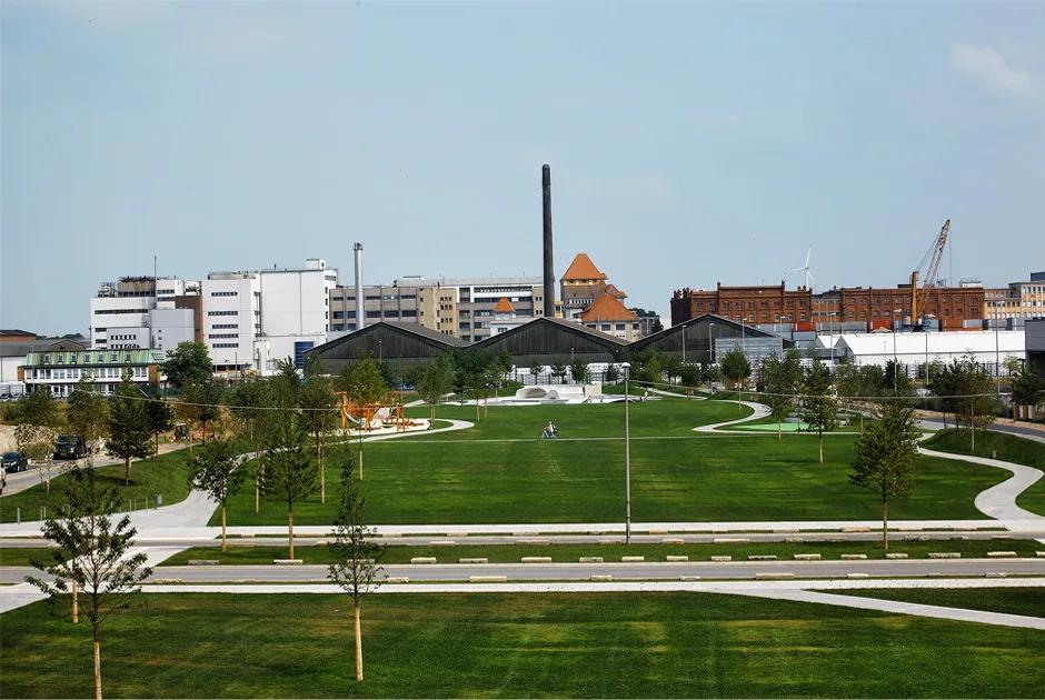 体育公园景观设计鸟瞰图,体育运动公园景观设计风格