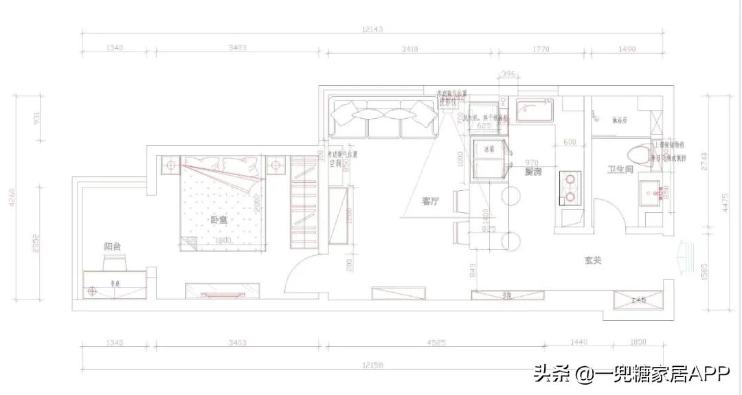 48平米小餐厅,双人小包厢餐厅可看电影