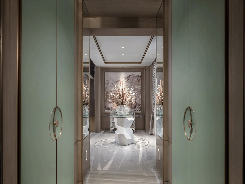 玄关走廊拱形设计,玄关画中有桥代表什么意思