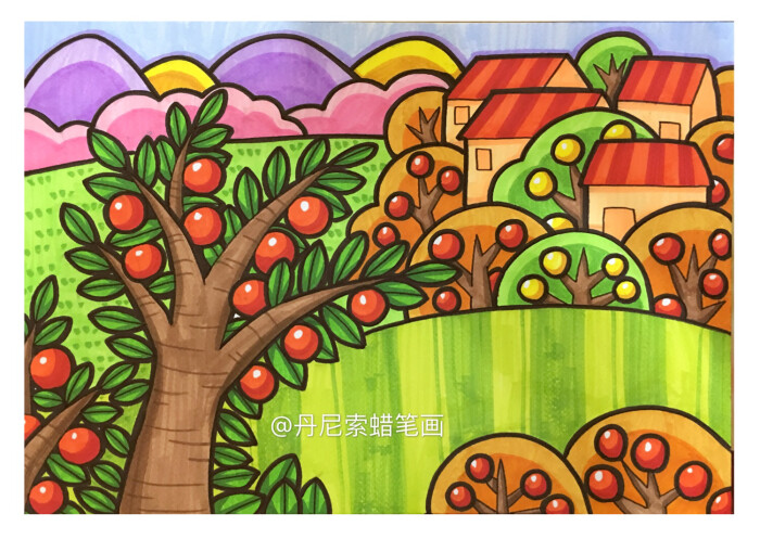 8-12岁儿童绘画范画,简单又好画的儿童画大全