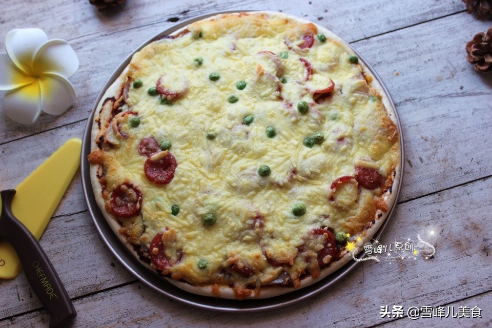 动手做一个拉丝好玩的披萨,披萨怎么做好吃又简单能拉丝