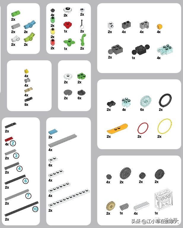 lego乐高零件数量,乐高lego神器