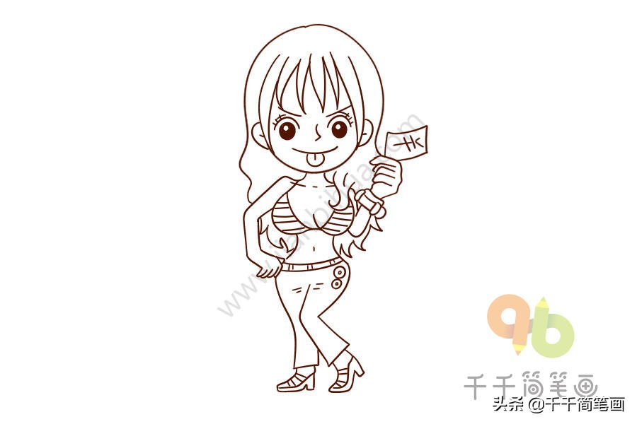 如何画海贼王全员图,手残党也可以学会的画人