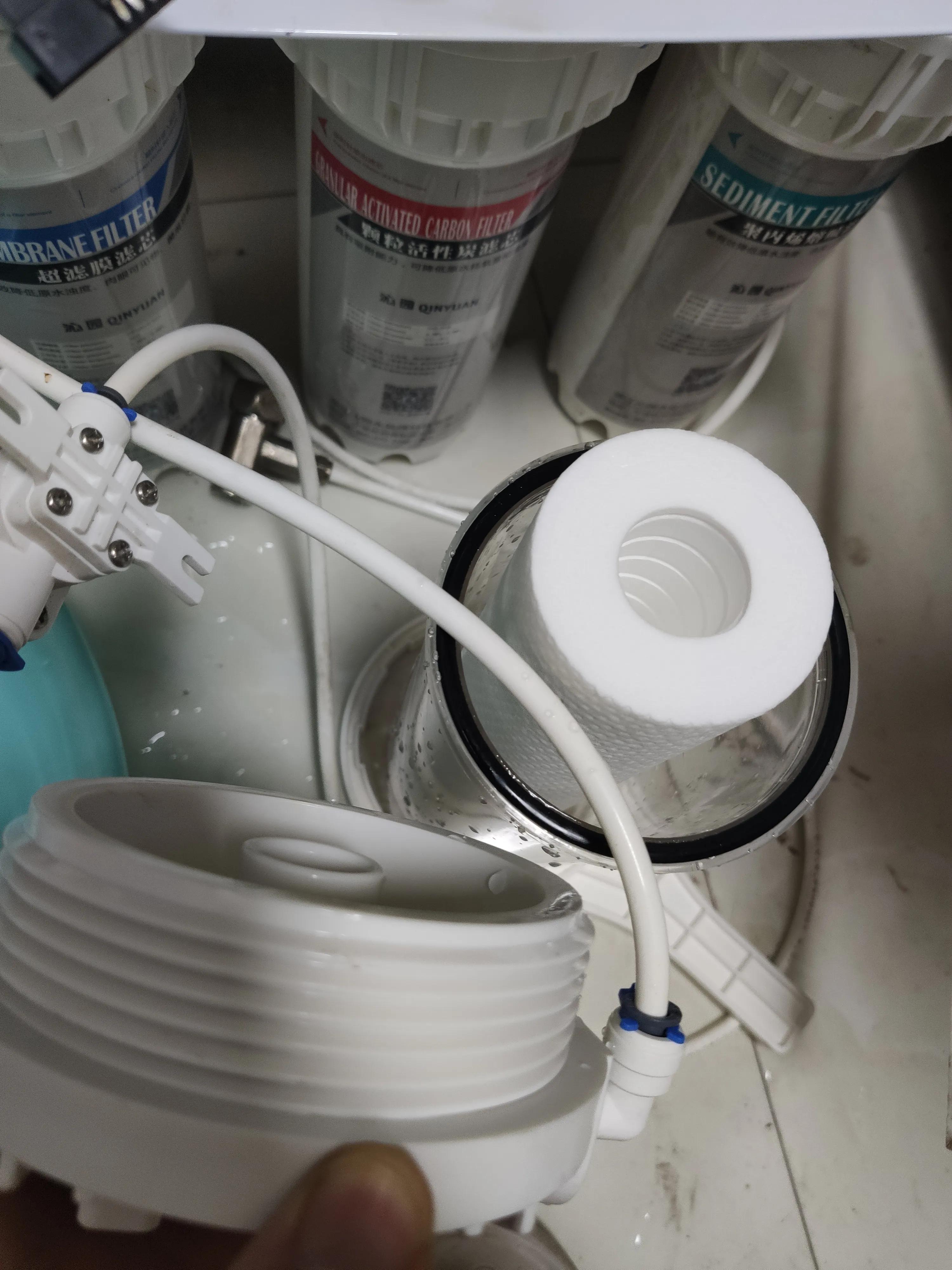 沁园185j滤芯更换注意事项,沁园ru185j滤芯寿命显示