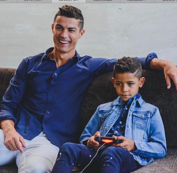 c罗带儿子去了世界杯赛场吗,c罗给迷你罗庆祝十岁生日
