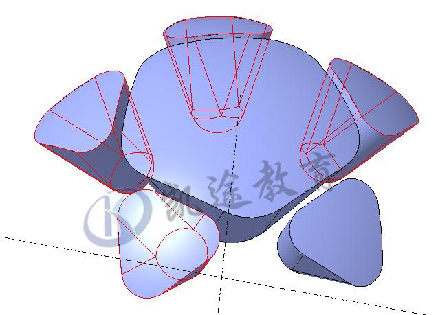 足球建模3dmax特殊方法,二十面体建模
