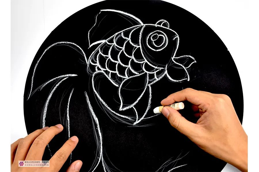 画金鱼儿童画,儿童画教程大全简单漂亮的花