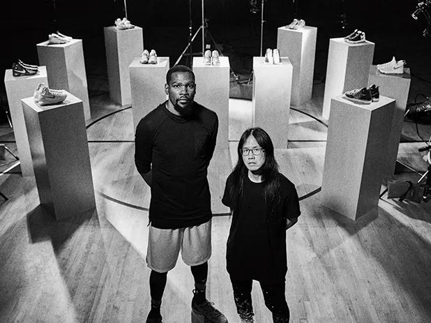 球鞋kd10,nikekd10黑白