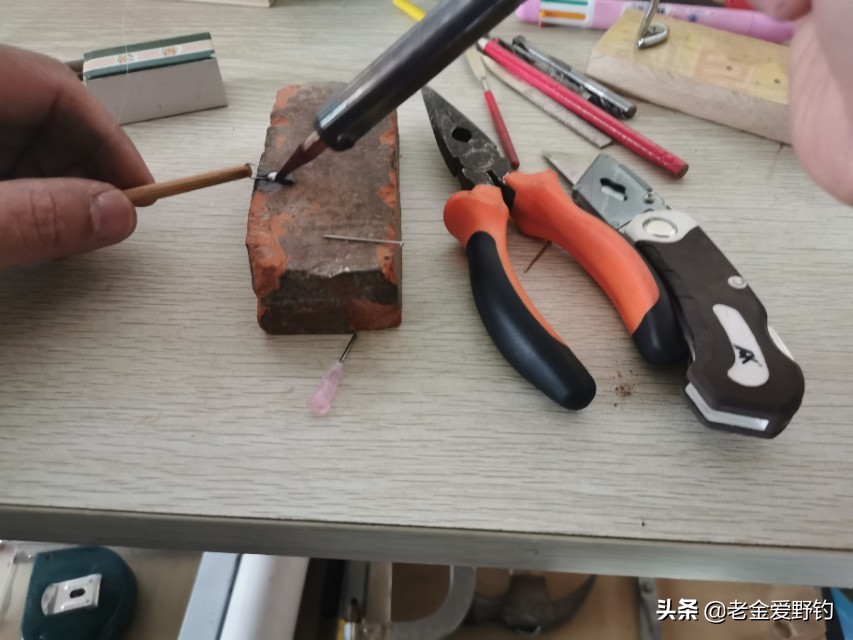 逗钓朝天钩制作注意细节,朝天钩线组制作教程