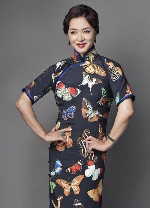 金星穿的旗袍什么款式,53岁金星穿旗袍真惊艳