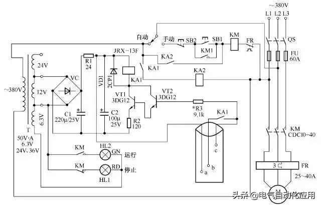 常用电气控制电路图设计方法,电气自动控制电路图