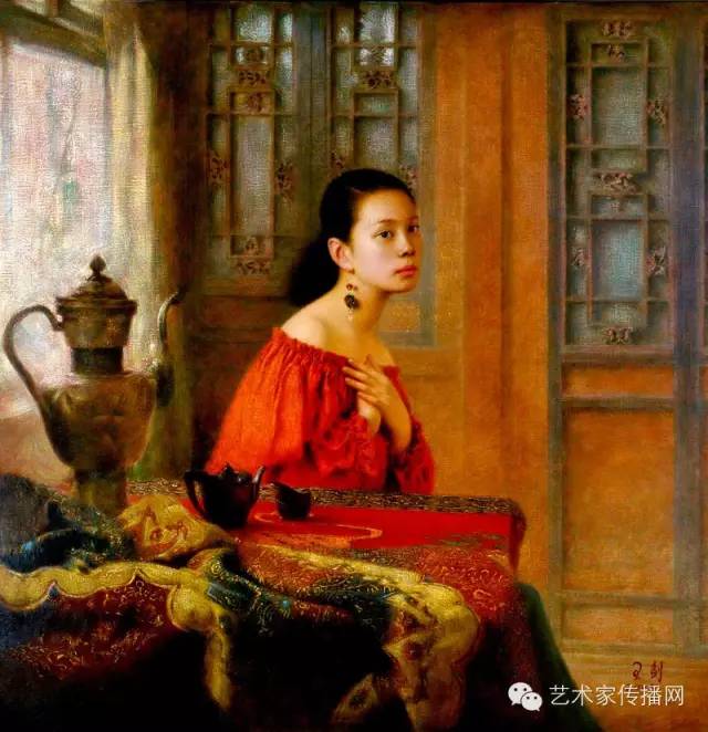 王剑的绘画作品欣赏,画家王剑粉笔画作品欣赏