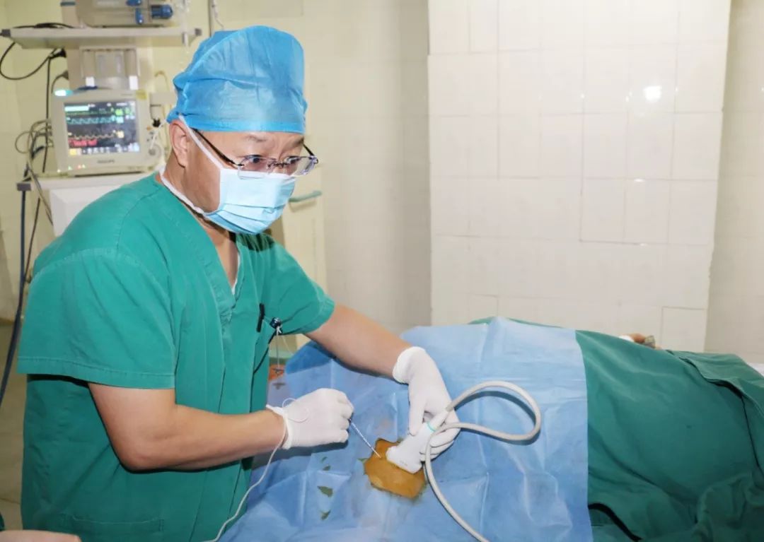 敖汉旗医院麻醉科开展超声引导下神经阻滞术